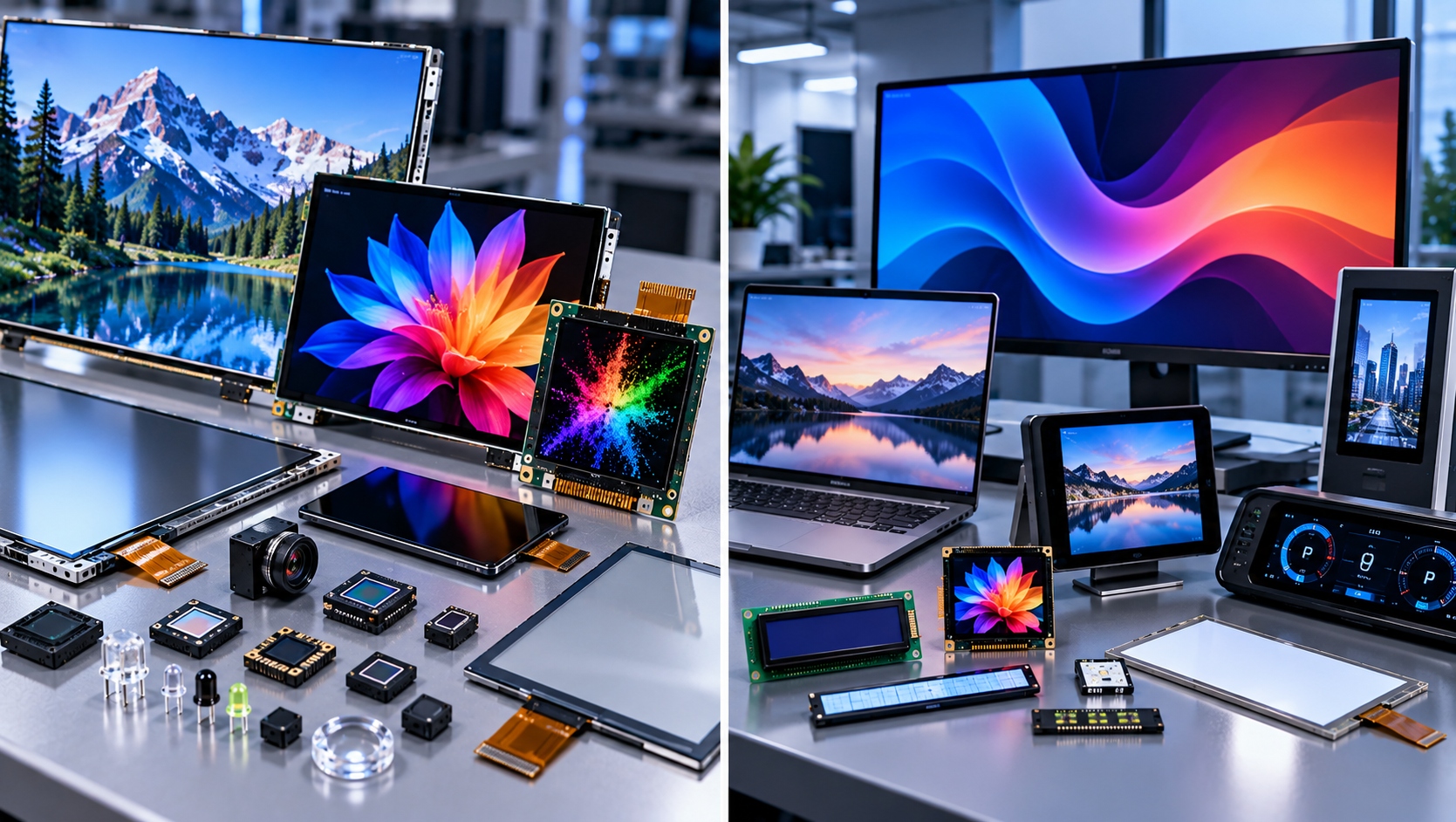 Display and optoelectronic technology